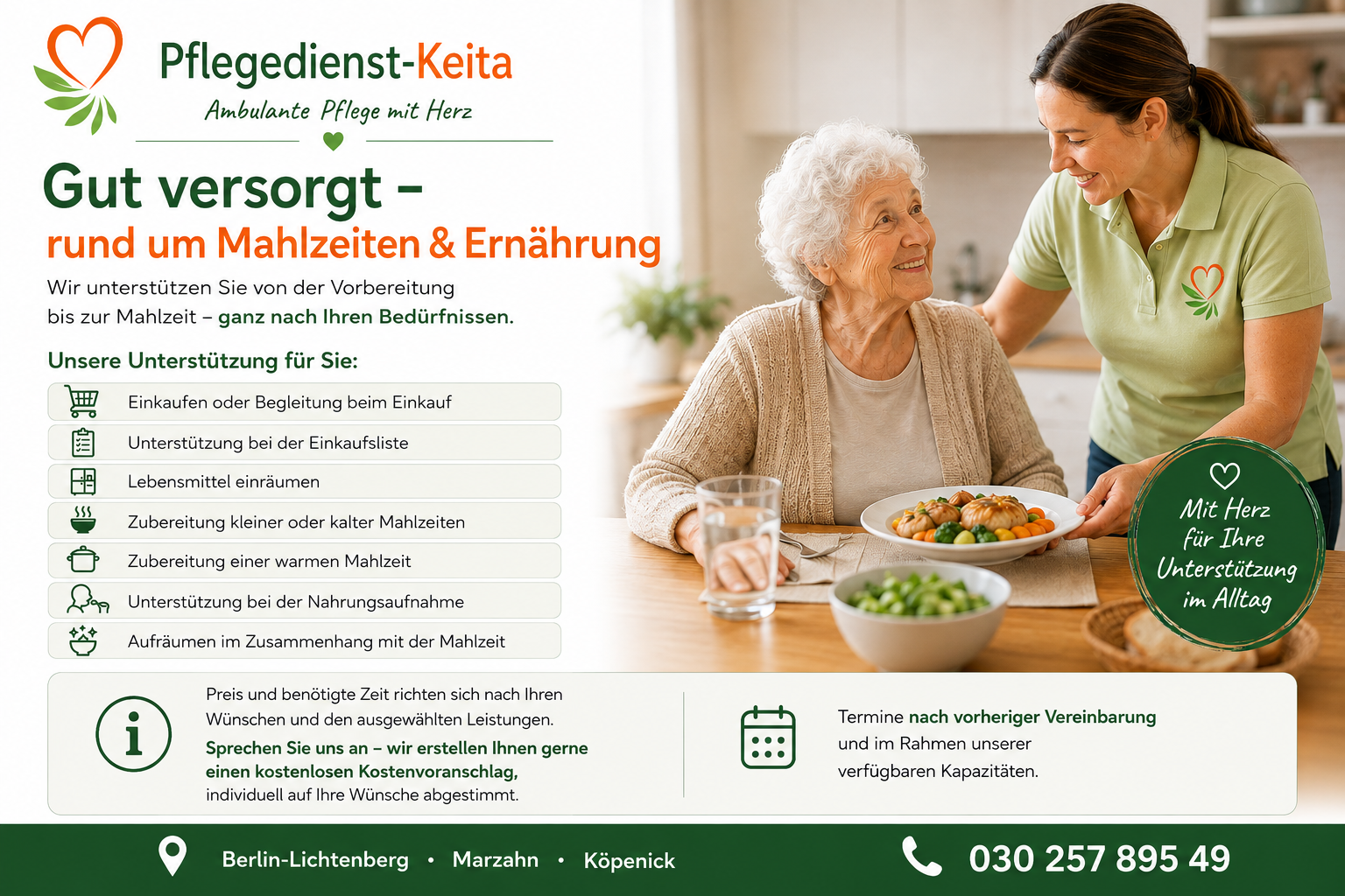 Rund um Mahlzeiten & Ernährung