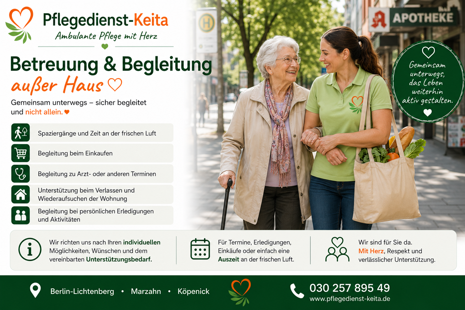 Betreuung & Begleitung außer Haus